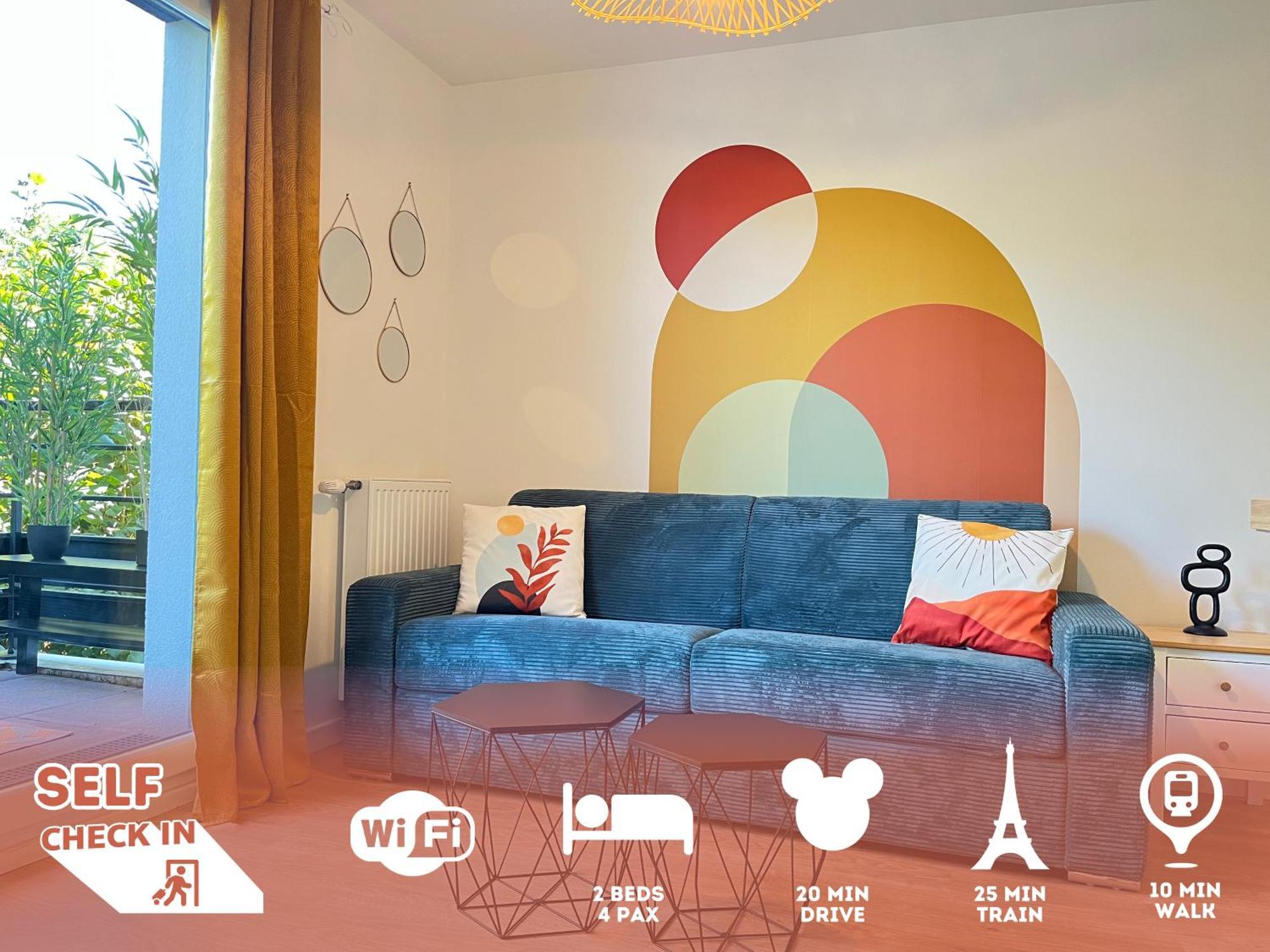 Le 24 Nautic, Appartement Douillet Bassin Olympique Disneyland & Paris Avec Parking Vaires-sur-Marne Zewnętrze zdjęcie